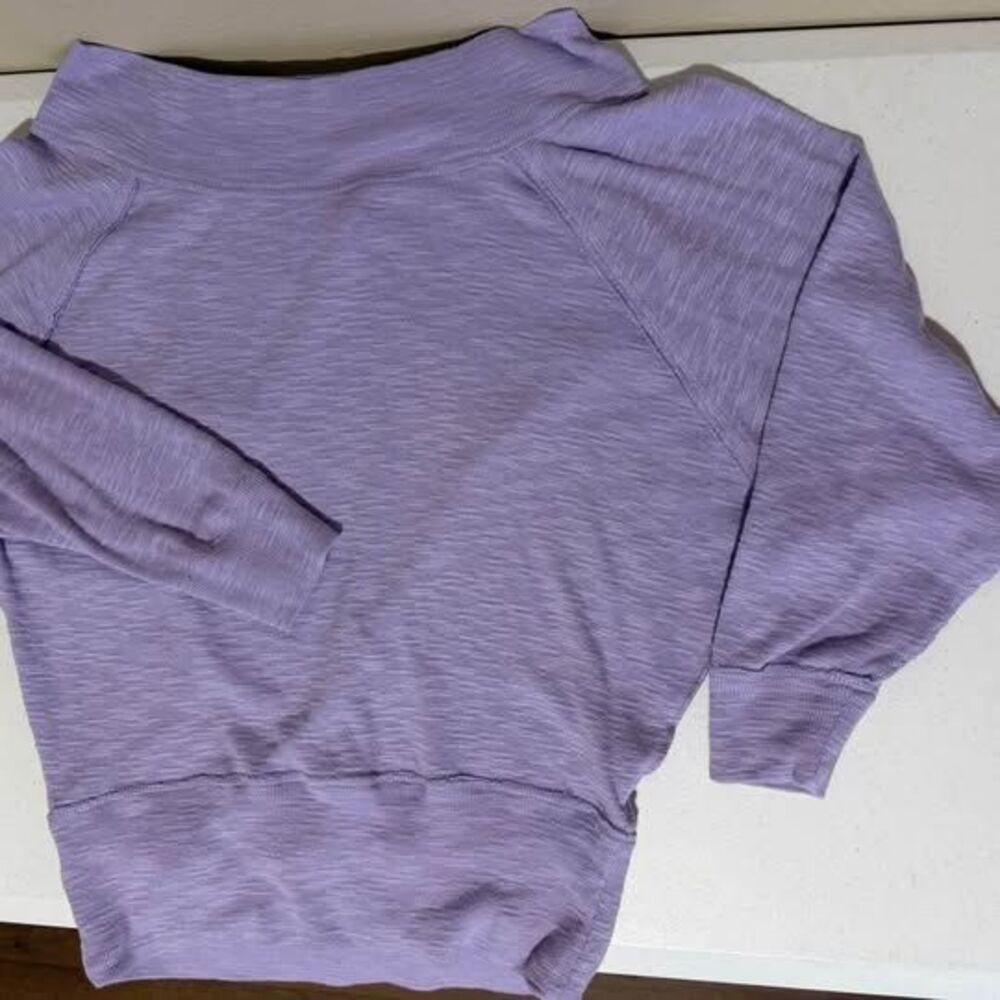 We The Free Free People Purple Dolman Sleeve Top XS. Oversized